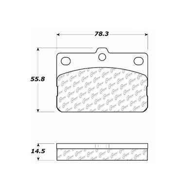 Disc Brake Pad Set CE 102.01690