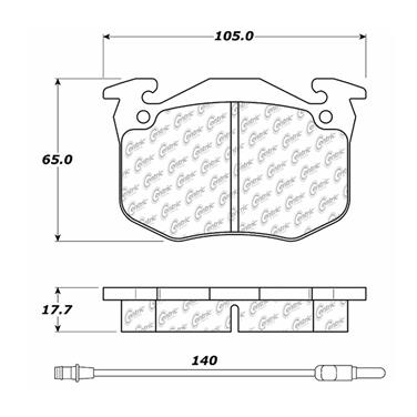 Disc Brake Pad Set CE 102.04530