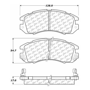 Disc Brake Pad Set CE 102.04700