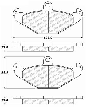 Disc Brake Pad Set CE 102.04910