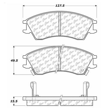 Disc Brake Pad Set CE 102.04980