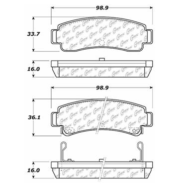 Disc Brake Pad Set CE 102.05110