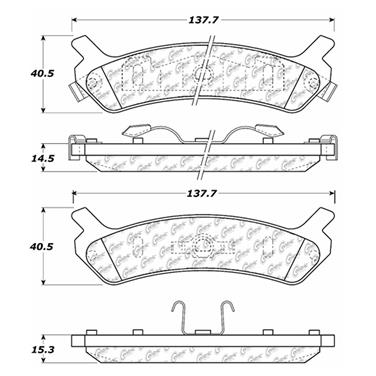 Disc Brake Pad Set CE 102.05380