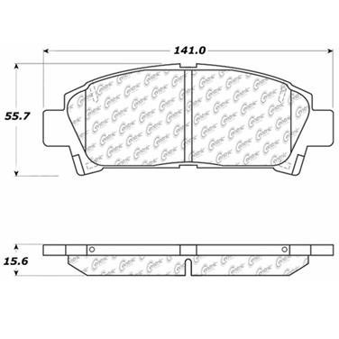 Disc Brake Pad Set CE 102.05820