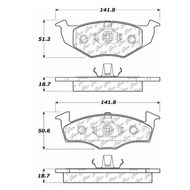 Disc Brake Pad Set CE 102.06940