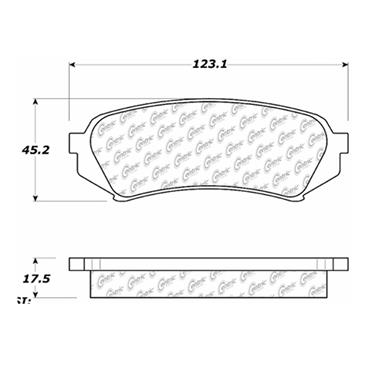 Disc Brake Pad Set CE 102.07730