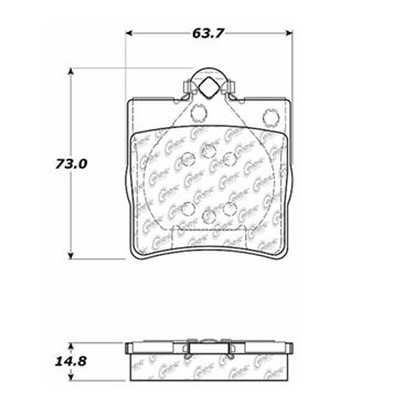 Disc Brake Pad Set CE 102.07790