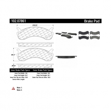 Disc Brake Pad CE 102.07861