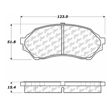 Disc Brake Pad Set CE 102.07980