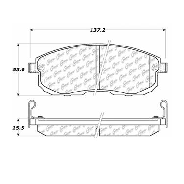 Disc Brake Pad Set CE 102.08151