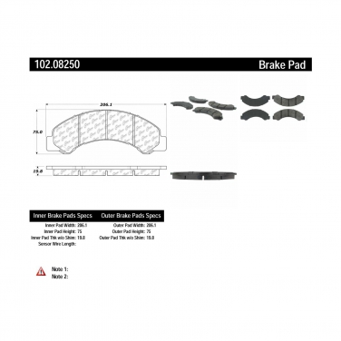 Disc Brake Pad CE 102.08250