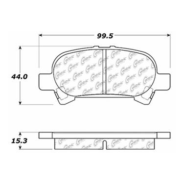 Disc Brake Pad Set CE 102.08280