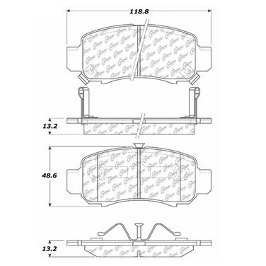 Disc Brake Pad Set CE 102.08320