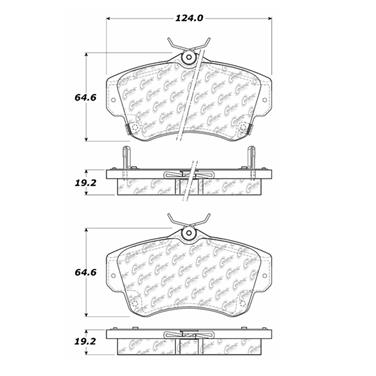 Disc Brake Pad Set CE 102.08410