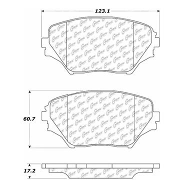 Disc Brake Pad Set CE 102.08620