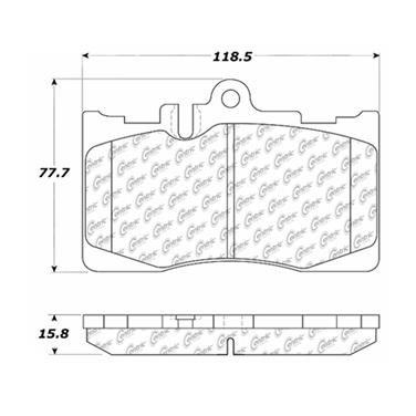 Disc Brake Pad Set CE 102.08700