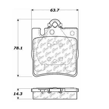 Disc Brake Pad Set CE 102.08760