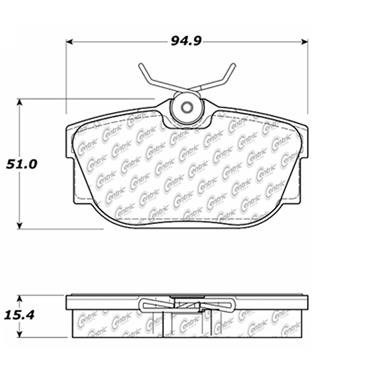 Disc Brake Pad Set CE 102.08770