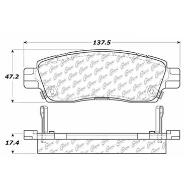 Disc Brake Pad Set CE 102.08830