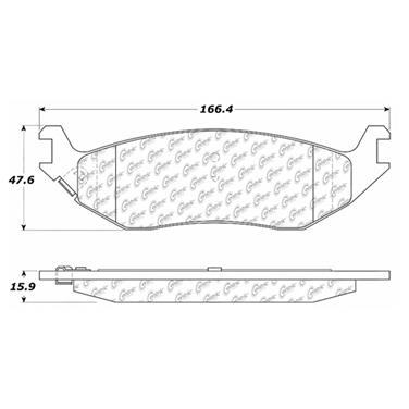 Disc Brake Pad Set CE 102.08980