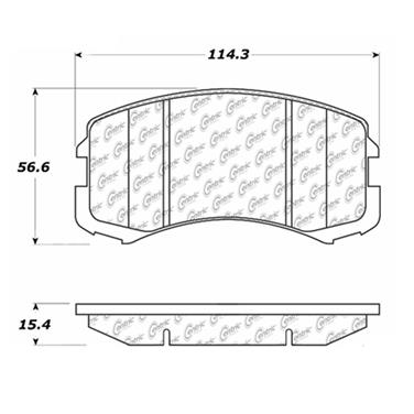 Disc Brake Pad Set CE 102.09040