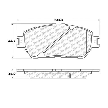 Disc Brake Pad Set CE 102.09060