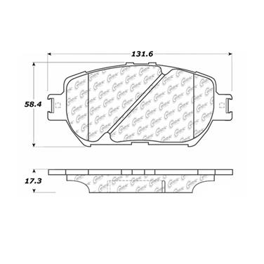 Disc Brake Pad Set CE 102.09080