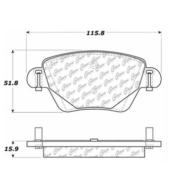 Disc Brake Pad Set CE 102.09110