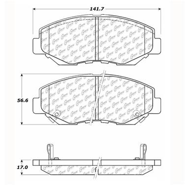 Disc Brake Pad Set CE 102.09140