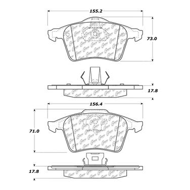 Disc Brake Pad Set CE 102.09152