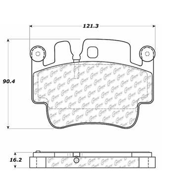 Disc Brake Pad Set CE 102.09170