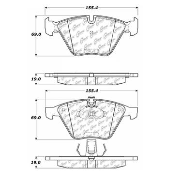 Disc Brake Pad Set CE 102.09181