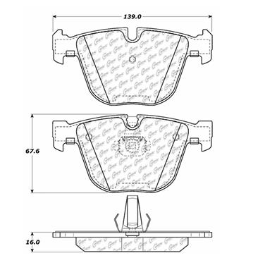 Disc Brake Pad Set CE 102.09190