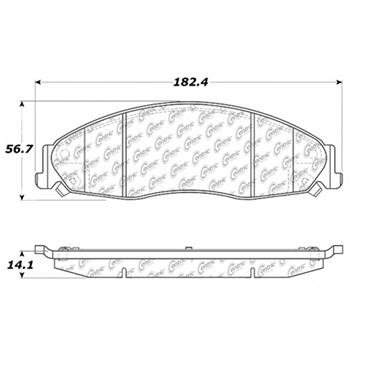 Disc Brake Pad Set CE 102.09210