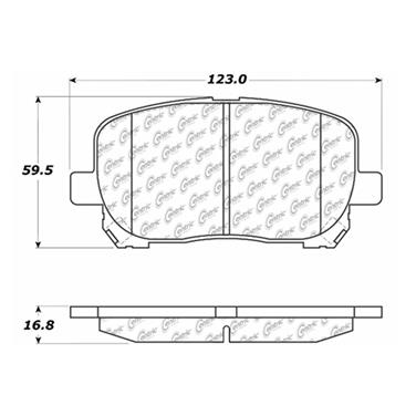 Disc Brake Pad Set CE 102.09230