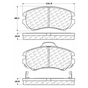 Disc Brake Pad Set CE 102.09240