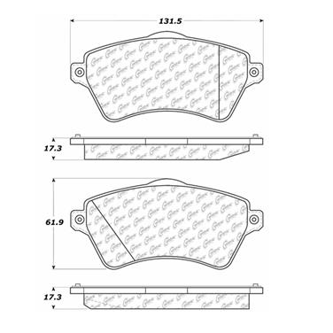 Disc Brake Pad Set CE 102.09260