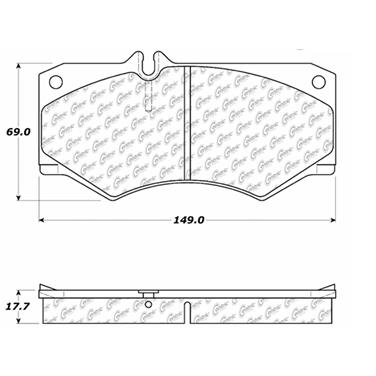 Disc Brake Pad Set CE 102.09270