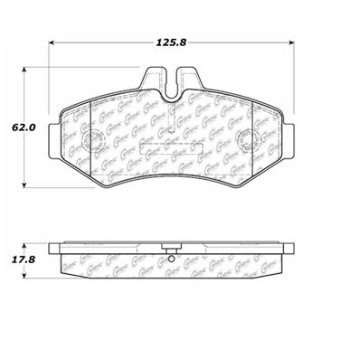 Disc Brake Pad Set CE 102.09280