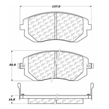 Disc Brake Pad Set CE 102.09290