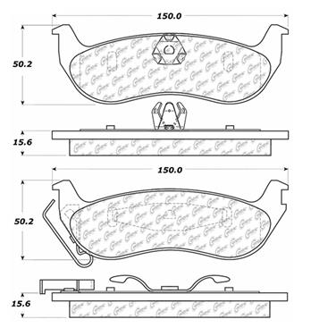 Disc Brake Pad Set CE 102.09320