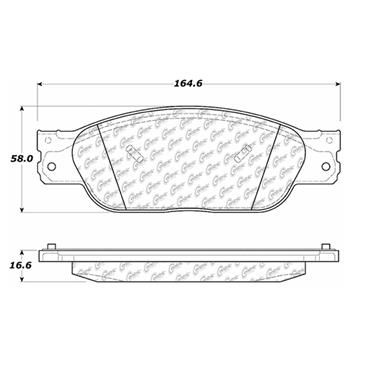 Disc Brake Pad Set CE 102.09330