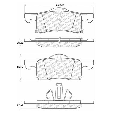 Disc Brake Pad Set CE 102.09350