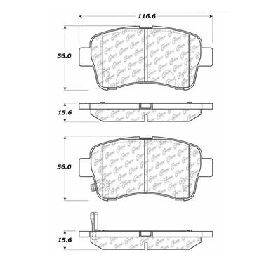 Disc Brake Pad Set CE 102.09370