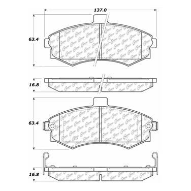 Disc Brake Pad Set CE 102.09410