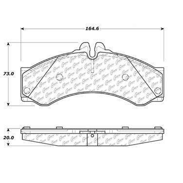 Disc Brake Pad Set CE 102.09490