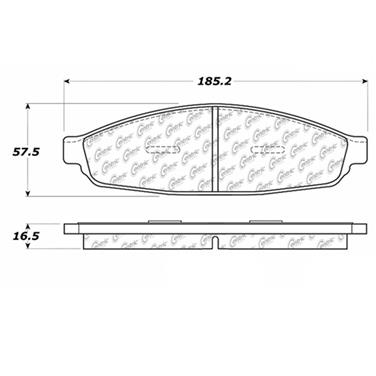 Disc Brake Pad Set CE 102.09530