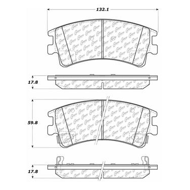 Disc Brake Pad Set CE 102.09570