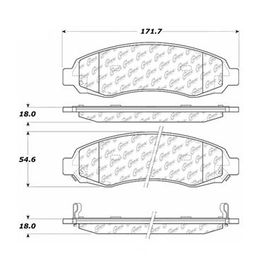 Disc Brake Pad Set CE 102.09620