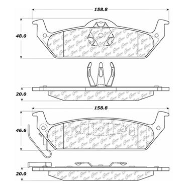 Disc Brake Pad Set CE 102.09630